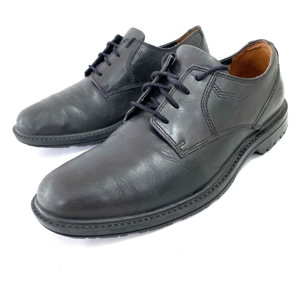 Timberland Waterproof Mens Casual Oxfords Work Shoes 11 M Black Lace Up
